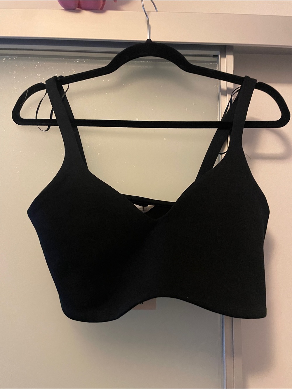 Zara Black Crop Bralette Top